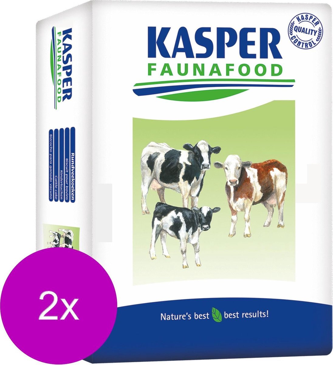 Kasper Faunafood Rundveekoek - Supplement - 2 x 20 kg - Kasper