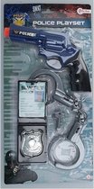 Toi-toys Politierevolver Met Handboeien En Id Houder 19 Cm