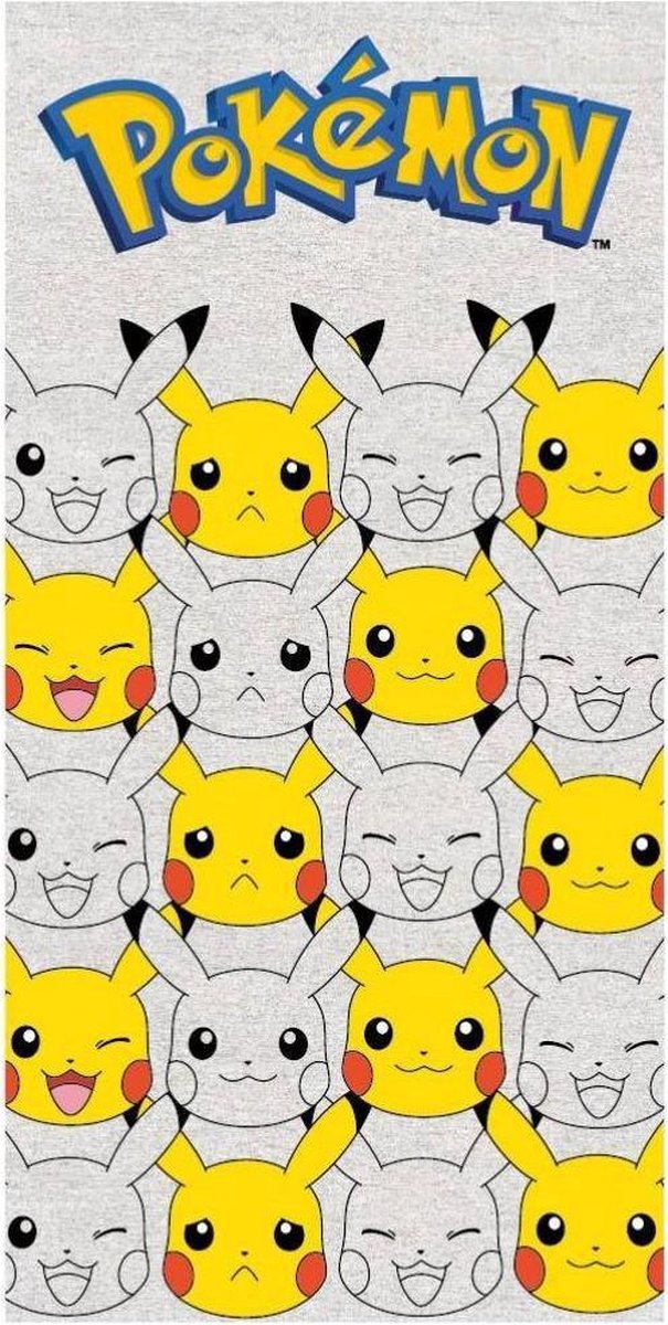 Pokémon Pikachu bad- strand handdoek | bol.com