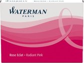 Waterman Inktpatronen Radiant Pink 1x6 korte inktpatronen
