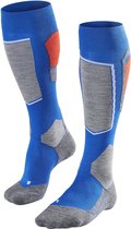 Falke SK4 Wintersportsokken - Maat 39-41 - Mannen - blauw/ grijs/ oranje