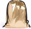 foto van Goud metallic gymtas met rijgkoord