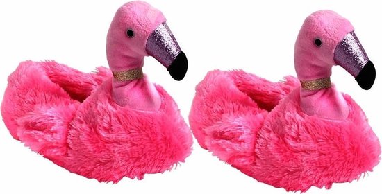 Flamingo Sloffen Dames - Roze - Maat 37-39 | bol.com