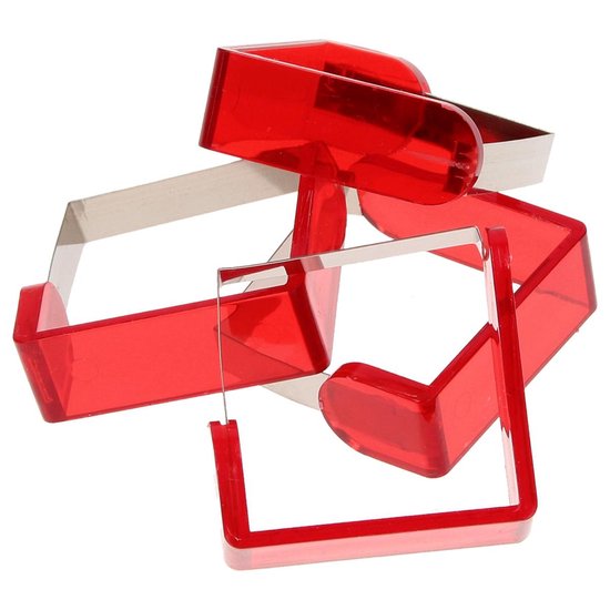 Tafelkleedklemmen 4 Stuks Rood – 5x4x2cm | Tafelkleedgewichten | Klemmen voor het Tafellaken - Merkloos