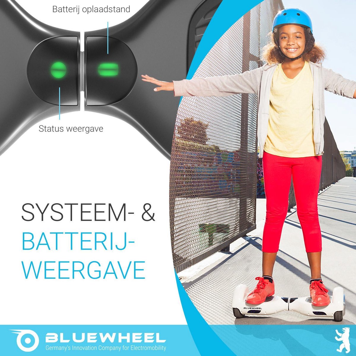 6.5” hoverboard premium - Bluetooth - Bluewheel HX310s - balance