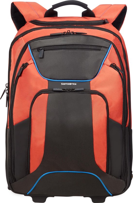 Samsonite Laptoptrolley - Kleur Laptop Backpack 17.3 inch (Handbagage)  Orange/Anthracite | bol.com