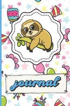 Sloth Birthday Party Journal