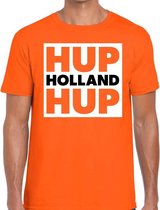 Nederlands elftal supporter shirt Hup Holland Hup oranje voor da S