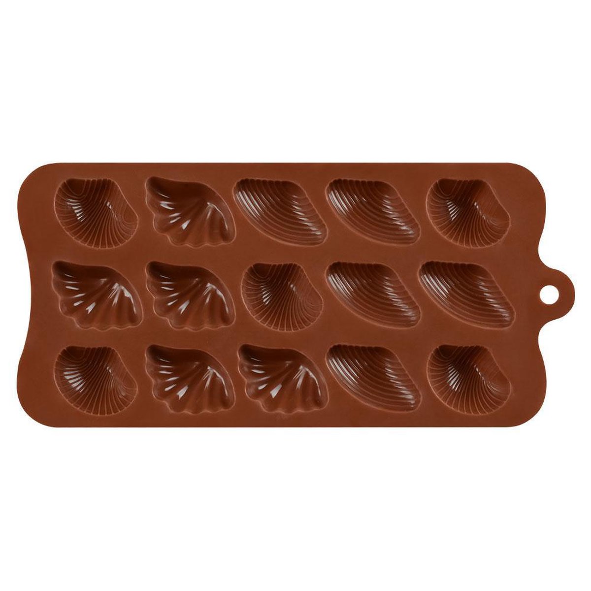 Kitchen Princess - Siliconen Chocoladevorm Snoepjes Schelpen - Chocolade Mal Fondant Bonbonvorm - 15 Stuks