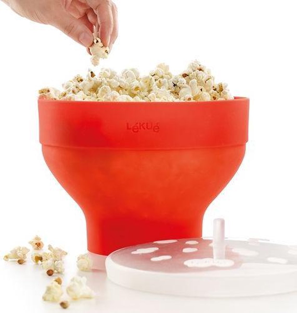 Lekue Siliconen Opvouwbare Popcornmaker voor Magnetron