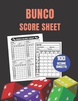 Bunco Score Sheet