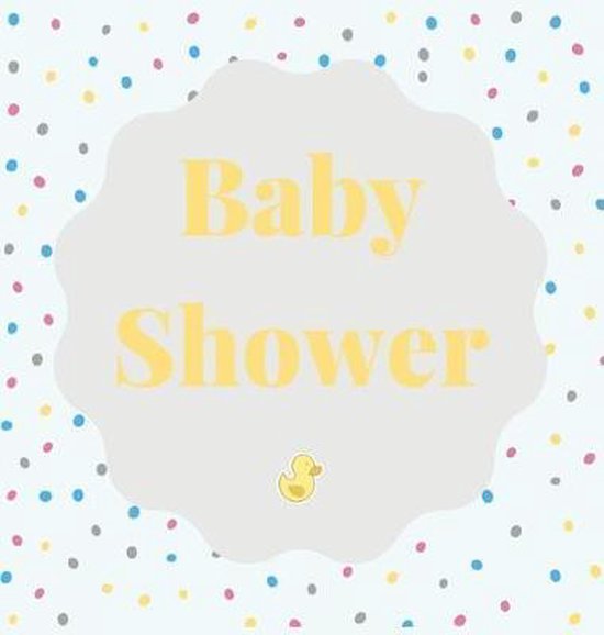 Baby shower guest book (Hardcover) - cover