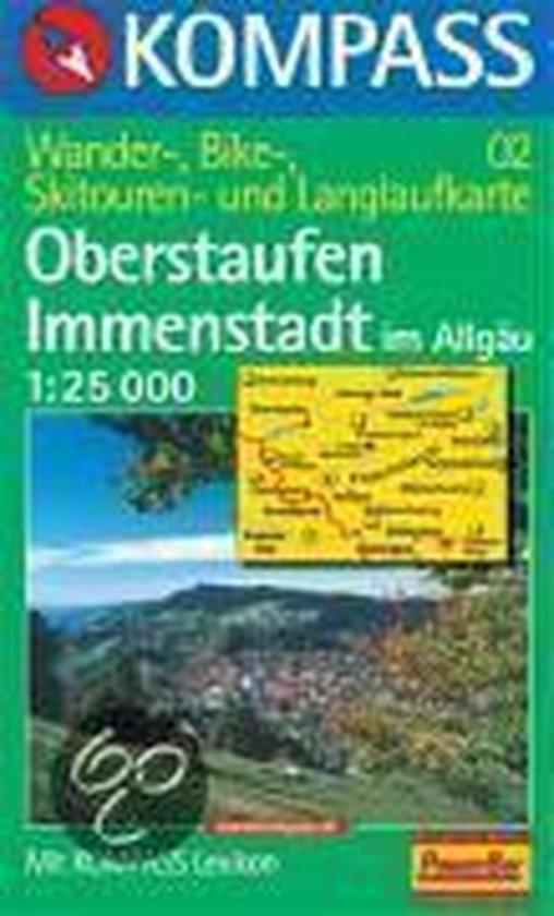 Cover van het boek '02: Oberstaufen - Immenstadt Im Allgau 1:25, 000'