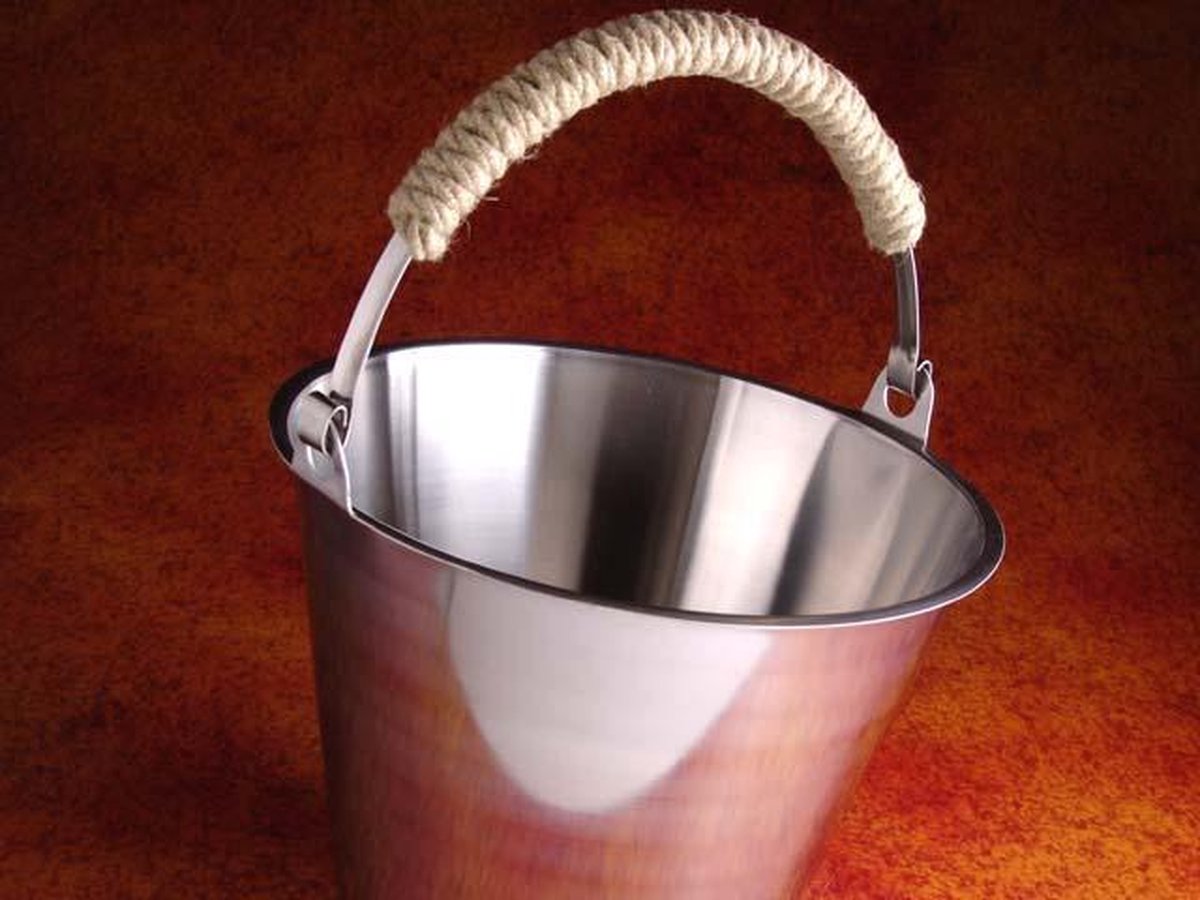 Goedkoopste Opgietemmer metaal 8 liter (roestvrijstaal