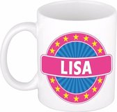 Lisa naam koffie mok / beker 300 ml - namen mokken