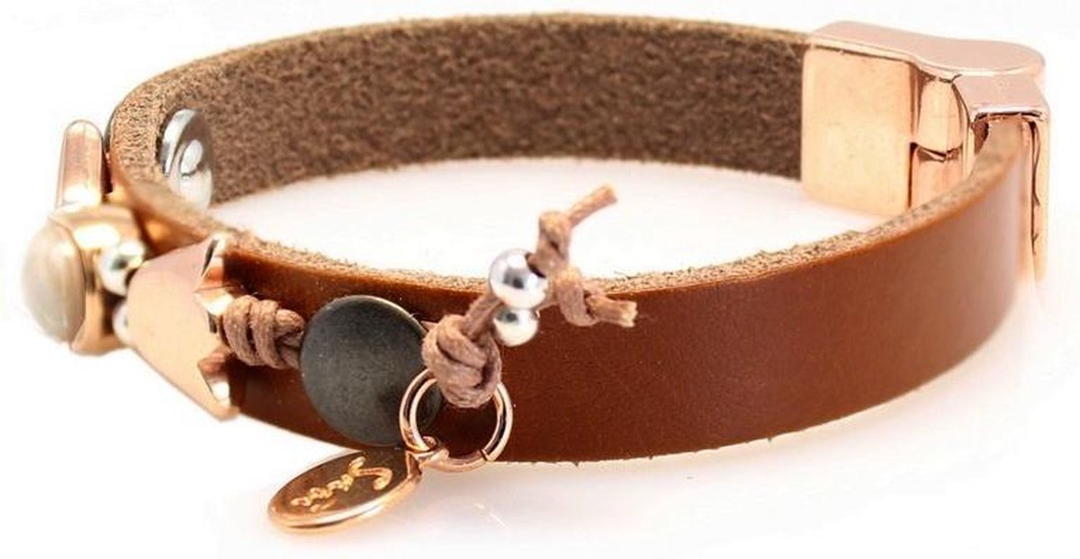 Leren Armband "Sari"