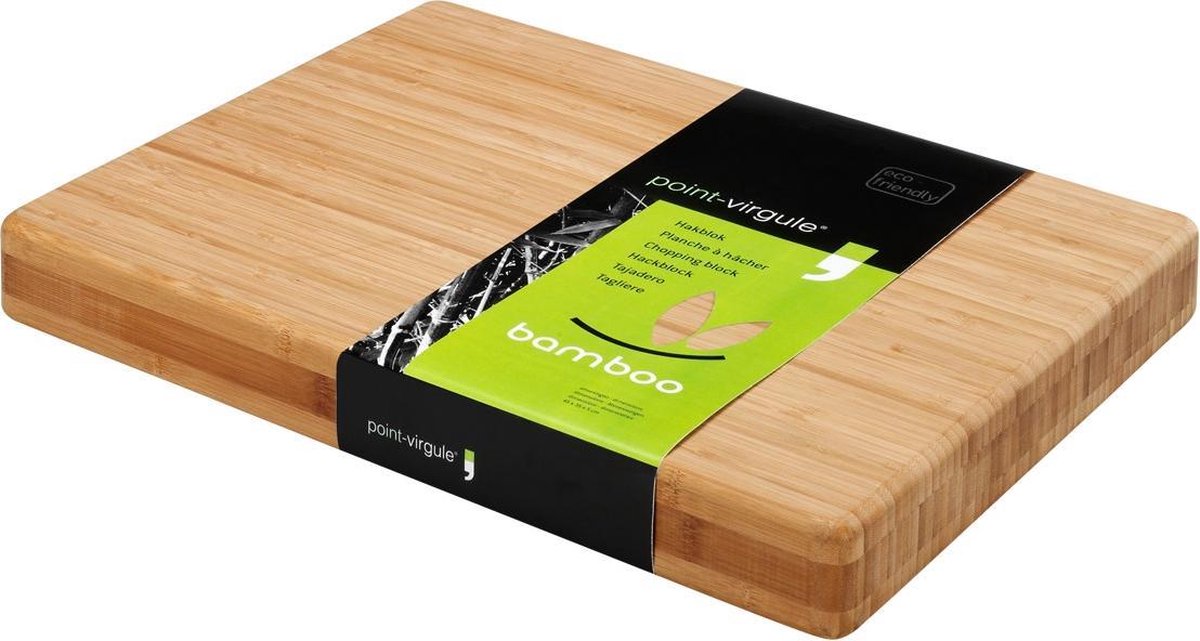 Planche à Découper En Bambou Navaris 35x23,5 Cm - Avec Rigole, Pour Pain, Légumes, Viande Ou Plateau à Fromage