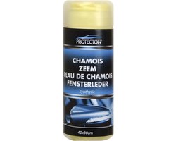 Protecton Synthetische Zeem – Helpt om water veilig op te nemen - Hoog absorptievermogen - Veilig voor alle oppervlakken – In handige opbergkoker - 40x30cm