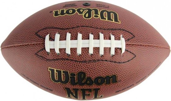 NFL super composite football - Rugbybal - Bruin (incl. naaldnippel) bol.com