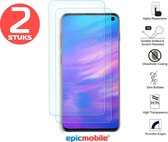 Epicmobile - Samsung Galaxy S10e (Lite) 2 Stuks Screenprotector - Tempered Glass – Gehard Glas 9H - Voordeelbundel