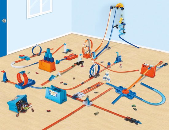 Bol Com Hot Wheels Track Builder Verticale Lanceerset Racebaan