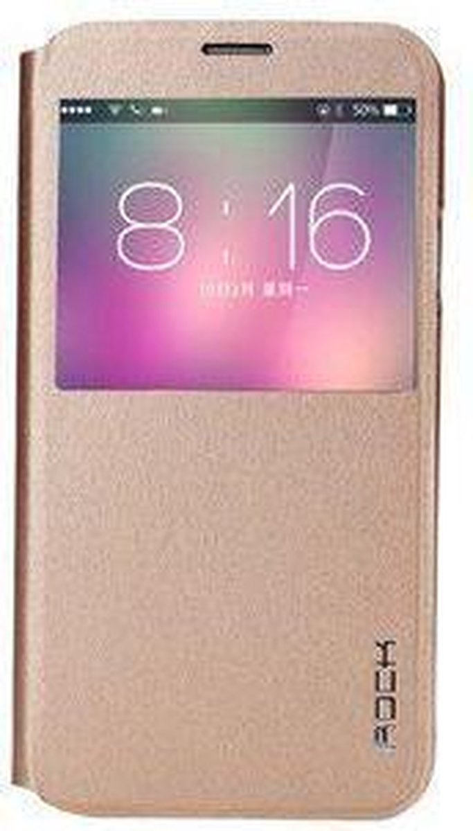 ROCK S View Window Leather Case Samsung Galaxy S5 (UNI Serie gold)