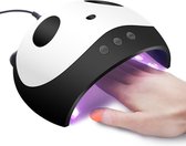 Nageldroger Panda - 36W UV LED Nagellaklamp- Manicure of Pedicure - Zwart/Wit tijdelijk met gratis USB power adapter
