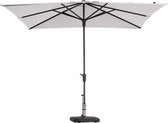 MaximaVida parasol vierkant wit 280 x 280 cm exclusief voet