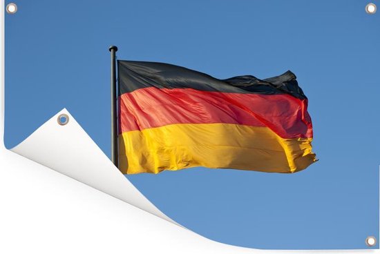 Photo du drapeau allemand affiche de jardin 60x40 cm - petit - Toile de jardin / Toile d'extérieur / Peintures d'extérieur (décoration de jardin)