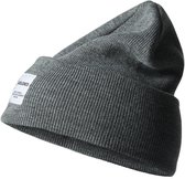 JACK&JONES JUNIOR Jongens Beanie - Grey Melange - Maat L/XL