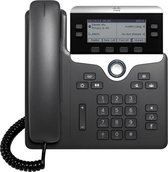 Cisco UP Phone 7821 - Vaste telefoon - Antwoordapparaat - Zilver/Zwart