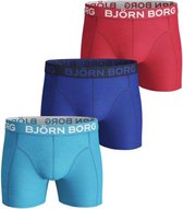Björn Borg 3-pack heren Seasonal Solid - blauw/rood-XXL