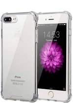 Hoesje voor Apple iPhone 7/8 PLUS Transparant Siliconen Shock Proof- TPU Case met verstevigde randen
