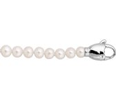 The Jewelry Collection Bracelet Perle 6.0 mm 18.5 cm - Argent