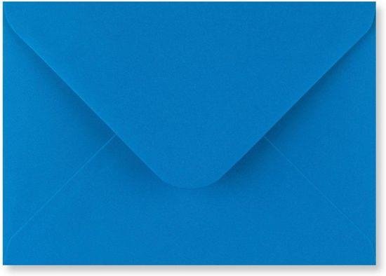 Blauwe enveloppen 13,3x18,4 cm 100 stuks