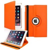 iPad Air 1 360 Graden Draaibaar Hoesje Case Leren Hoes Cover - Oranje