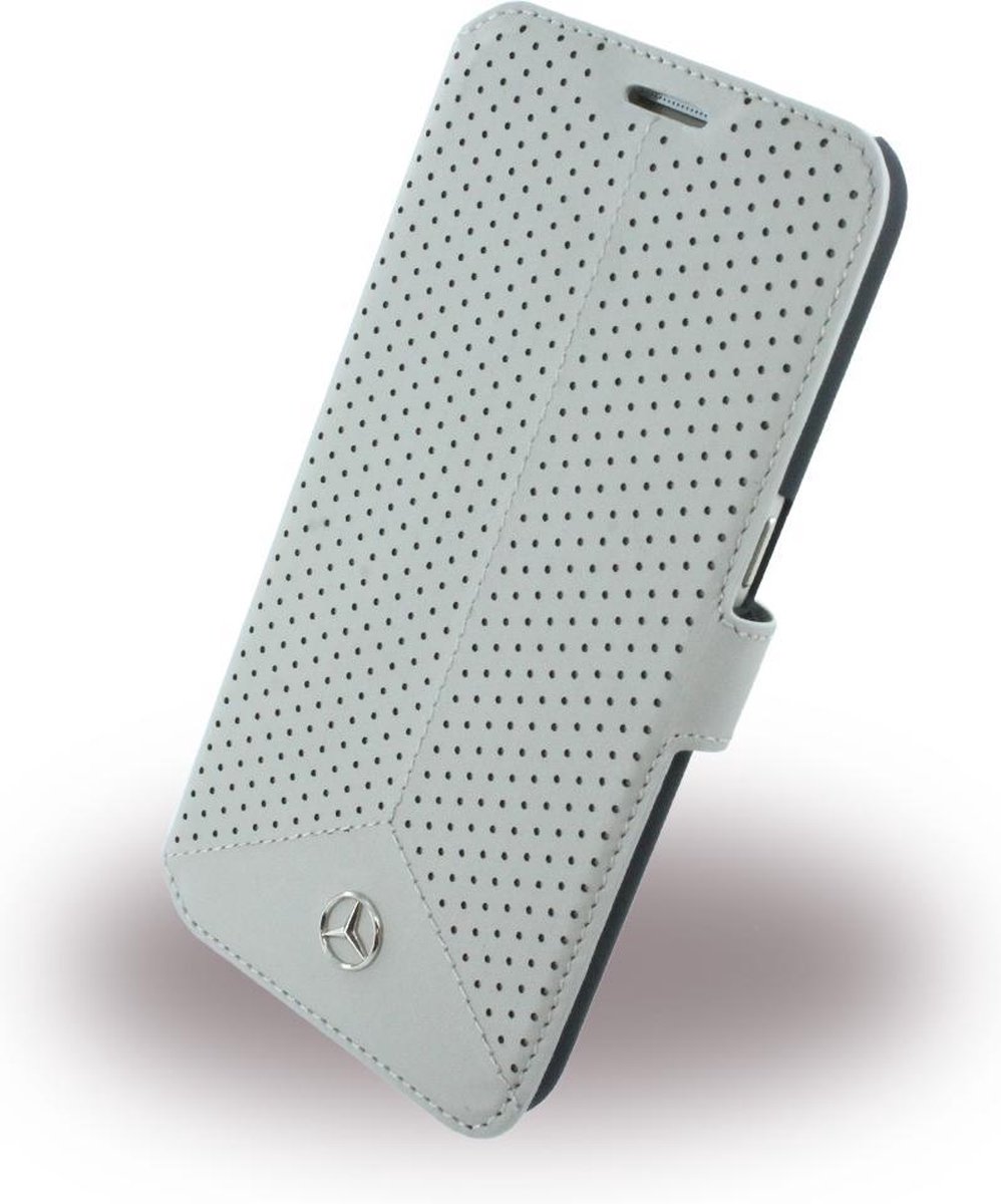 Mercedes-Benz Grijs hoesje voor Galaxy S6 - Book Case - Classic - Leer - - Modern