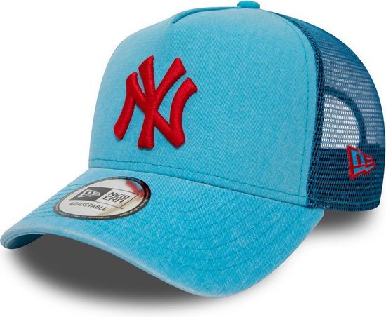 New Era Washed Trucker cap NY New York Yankees - Blue | bol.com