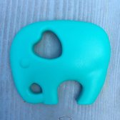 Bijtketting Kauwketting Olifant Turquoise
