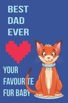 Best Fathers Day Dot Grid Notebook for Being the Best Cat Dad & to Note All the Other Important Stuff Like Looking After Your Fur Baby