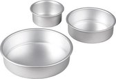 Wilton Stapeltaart Bakvormen - Rond - Ø10, 15 en 20cm
