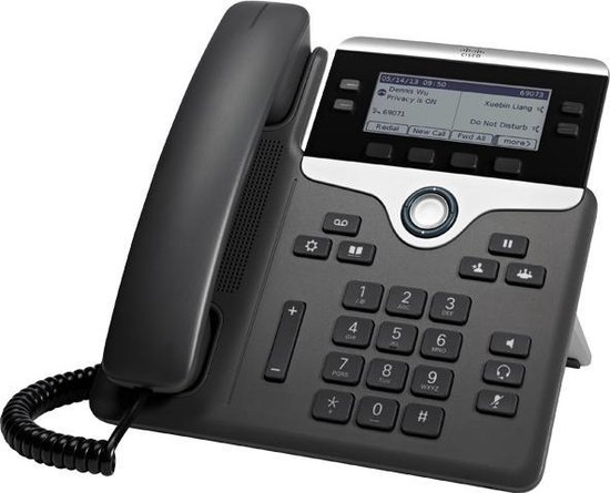 Cisco CP 7841 IP - VoIP telefoon - Antwoordapparaat - Zwart