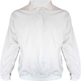 STØRVIK Napoli Polo Sweater - 4 Seizoenen - Schilderstrui - Heren - Maat L - Wit