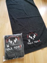 Rock Handdoek Zwart 120cm x 60cm