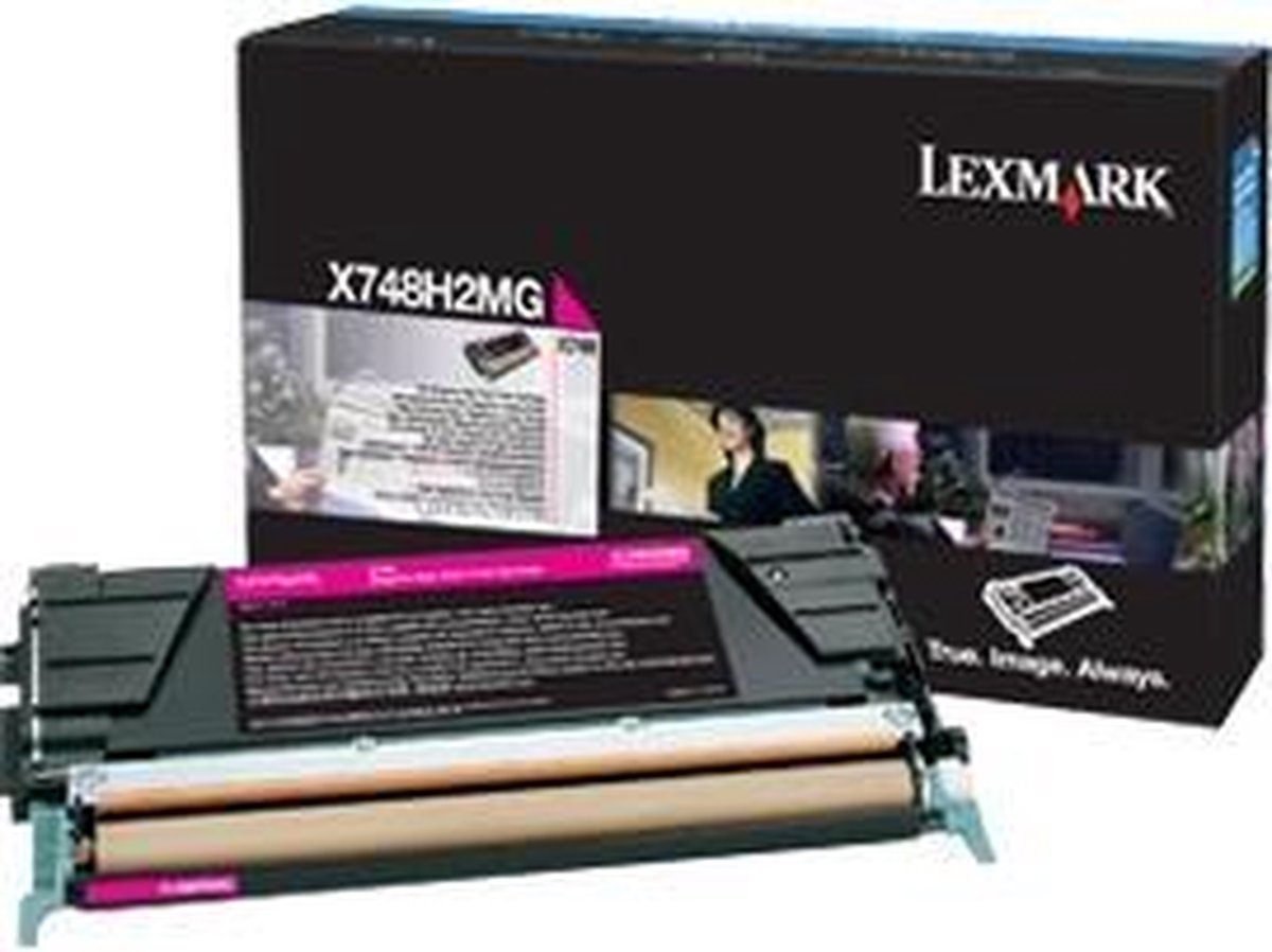 Lexmark X748H2MG Toner 10000pagina's MagentaMHz toners & lasercartridge