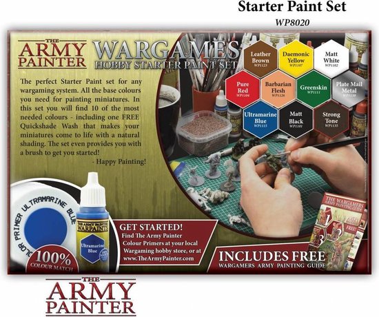 Thumbnail van een extra afbeelding van het spel Warpaints Starter Paint Set 2017 - 10 kleuren - 17ml - WP8020