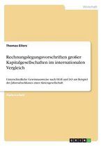 Rechnungslegungsvorschriften Groer Kapitalgesellschaften Im Internationalen Vergleich