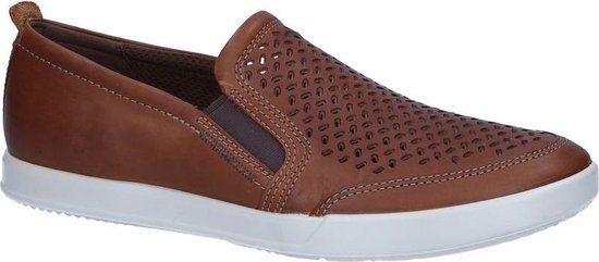 ECCO Collin 2.0 heren instapper - Cognac - Maat 43 | bol.com