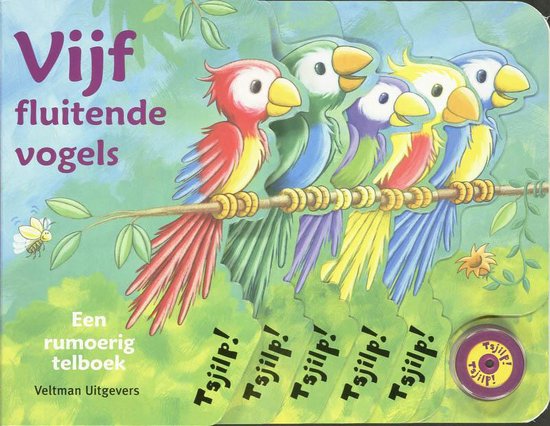 Cover van het boek 'Vijf fluitende vogels'