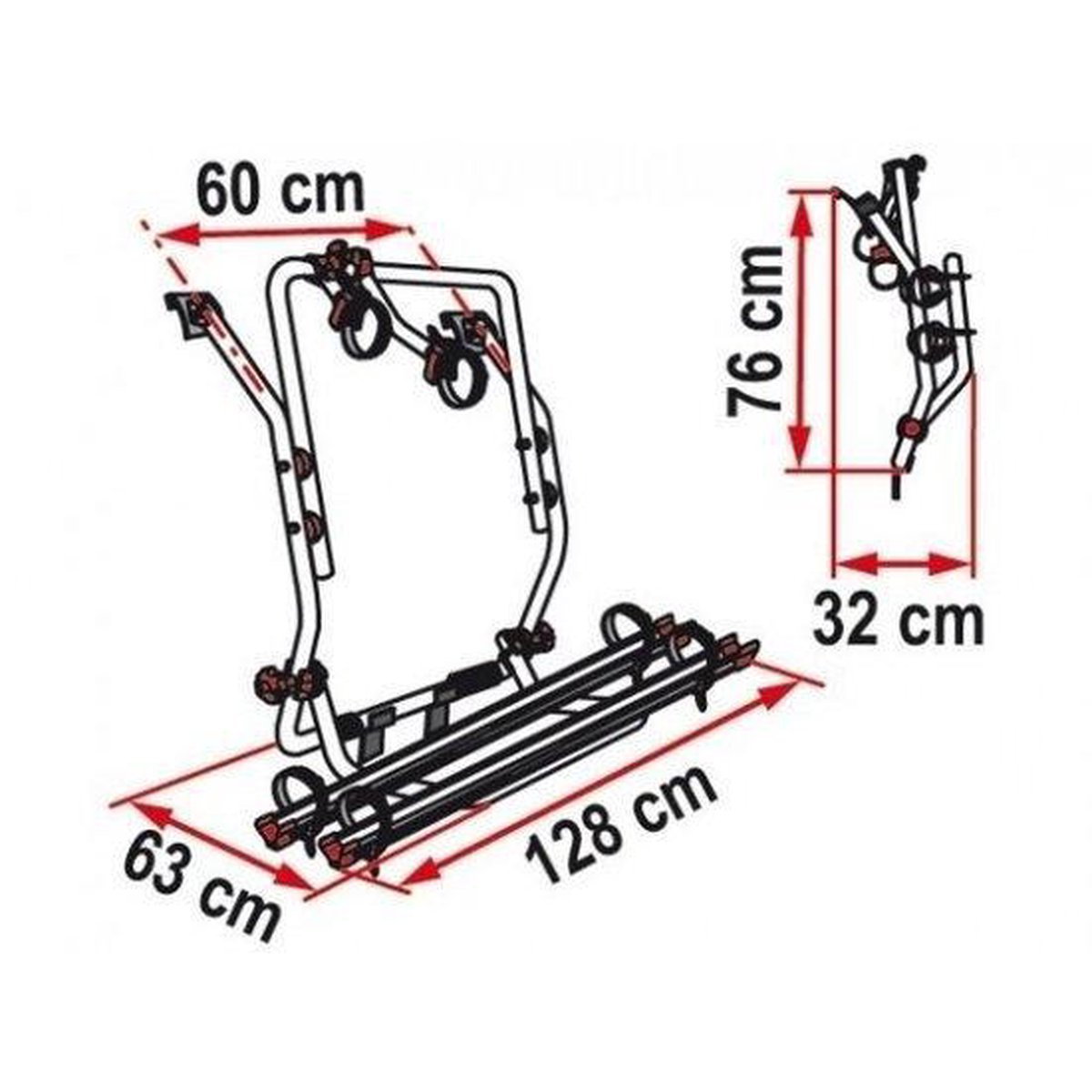 fiamma t2 bike rack